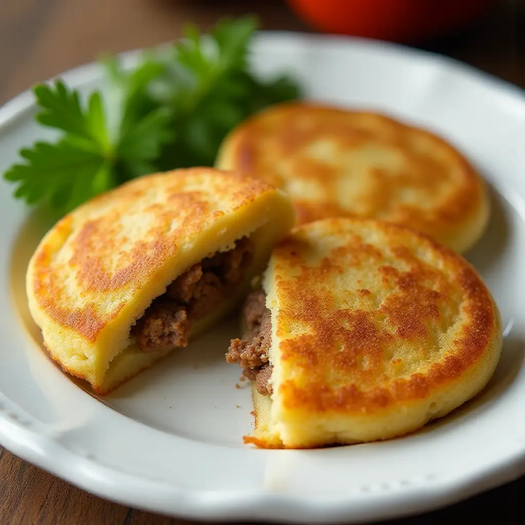 Delicious Stuffed Potato Pancakes