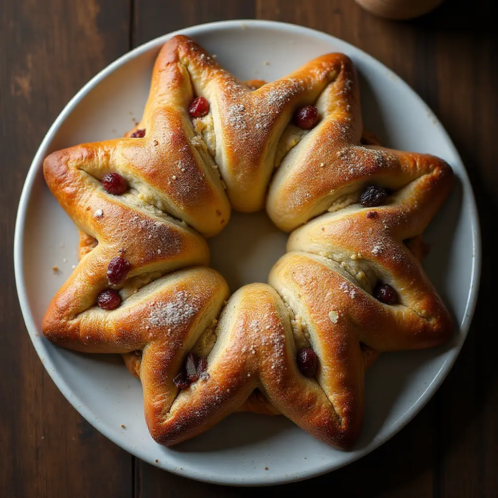 Holiday Star Bread