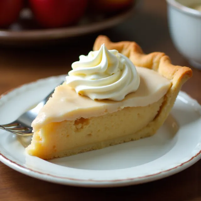 Glazed Apple Cream Pie