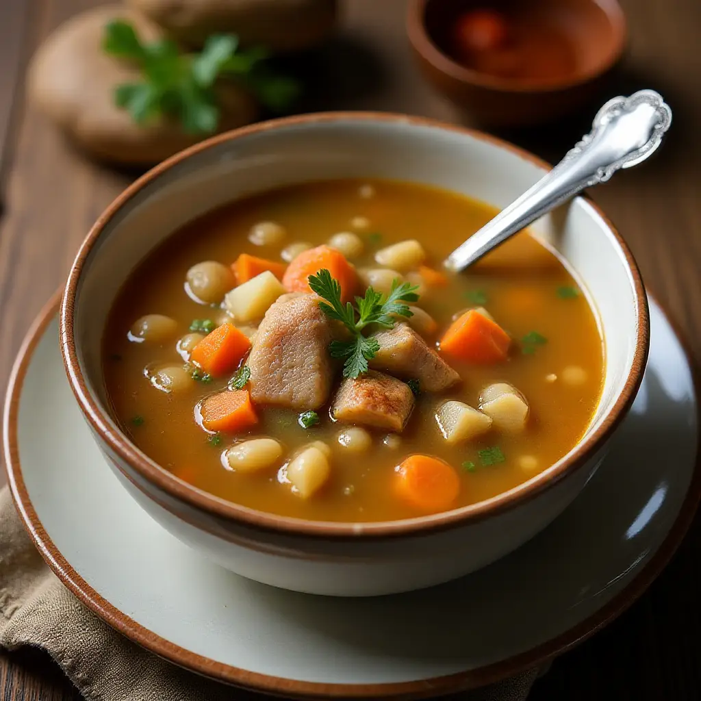 Split Pea Smoked Turkey Soup