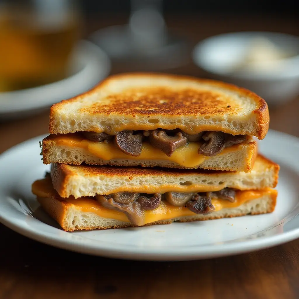 Hummus Grilled Cheese Sandwich
