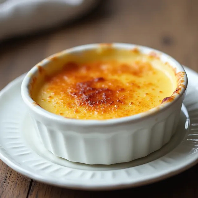 Easy 3-Ingredient Vanilla Crème Brûlée