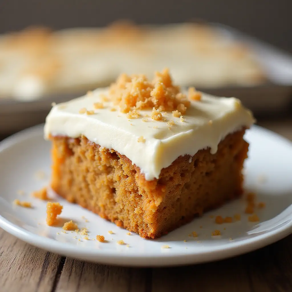 Brown Butter Carrot Sheet Cake with Brown Butter-Cream Cheese Frosting