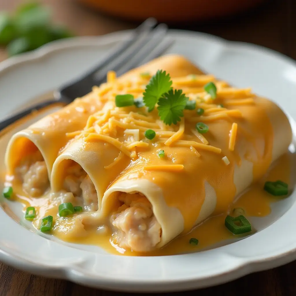 Sour Cream Enchiladas