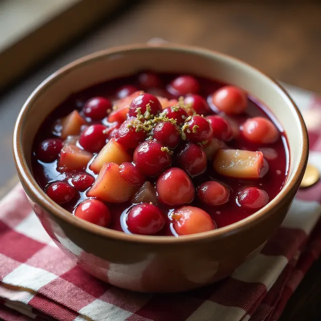 Holiday Cranberry and Apple Compote