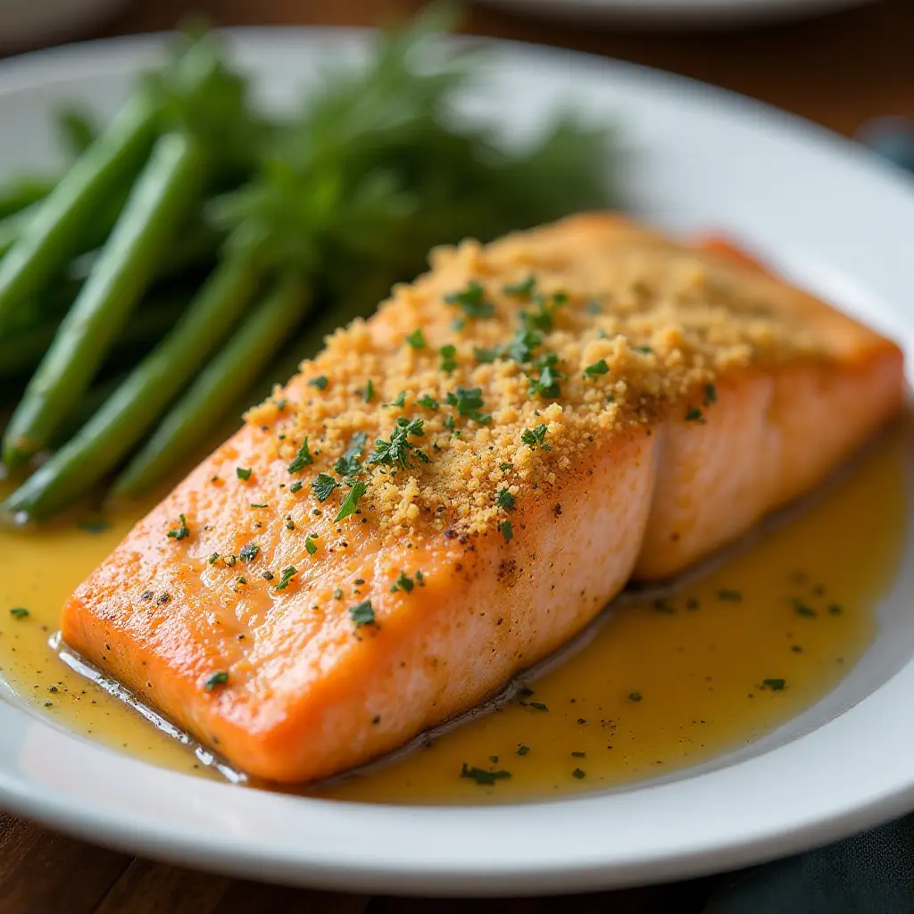 Baked Salmon Fillets Dijon