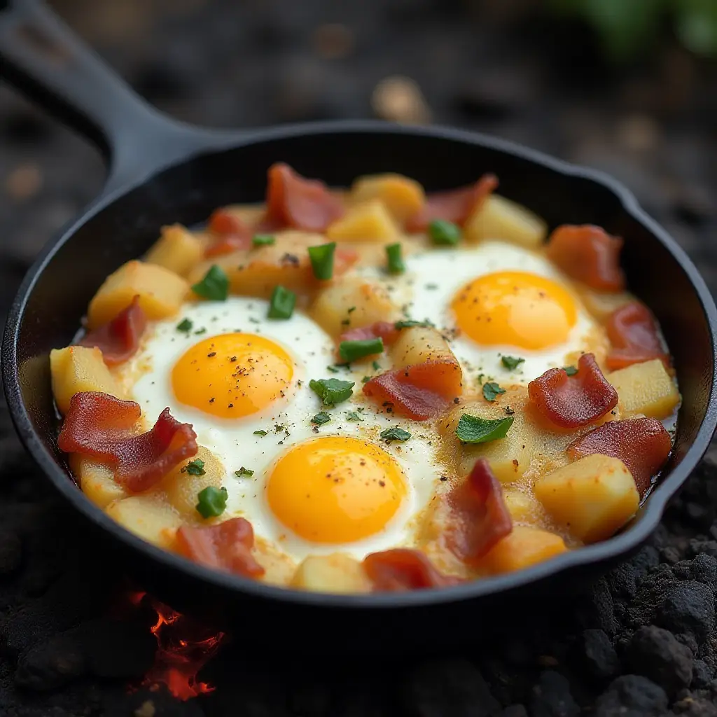 Campfire Skillet Breakfast