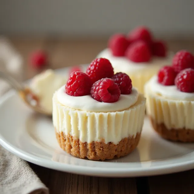 Mini No-Bake Cheesecakes