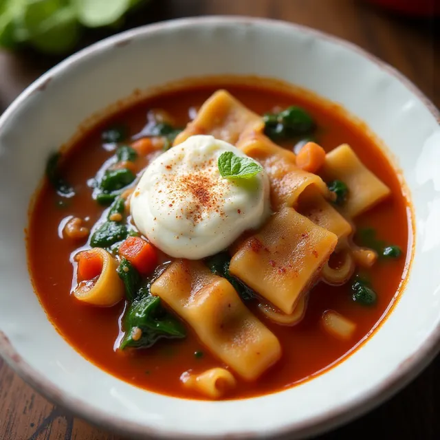 Crockpot Lasagna Soup