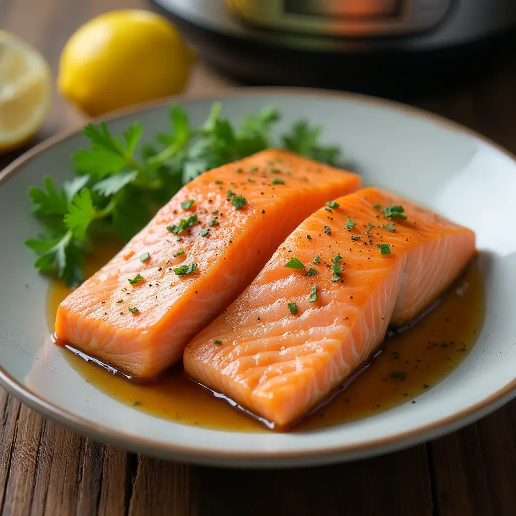 Instant Pot Frozen Salmon