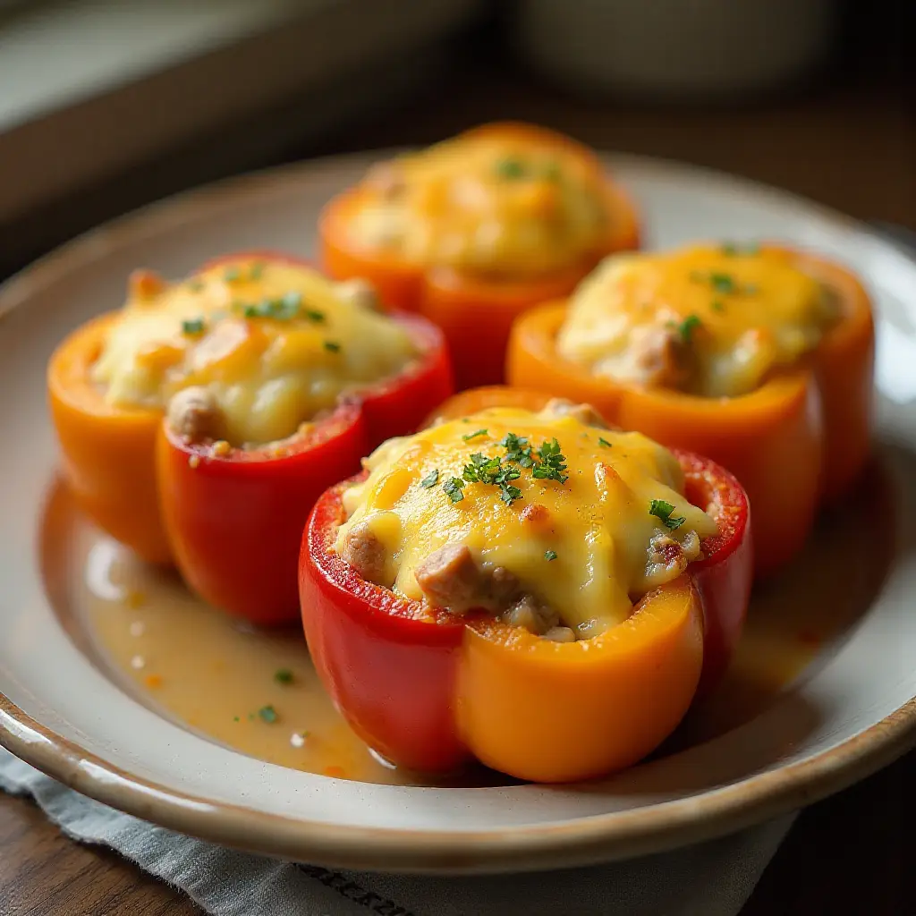 Breakfast Stuffed Bell Peppers