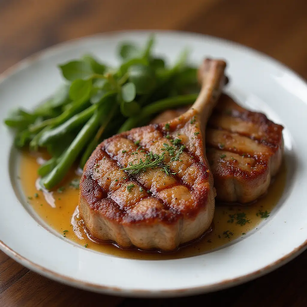 Grilled Lamb with Brown Sugar Glaze
