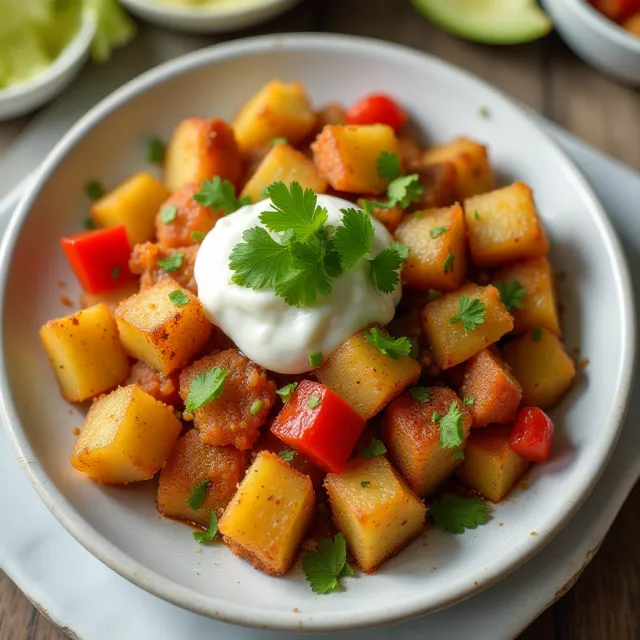 Tex-Mex Air Fryer Hash Browns