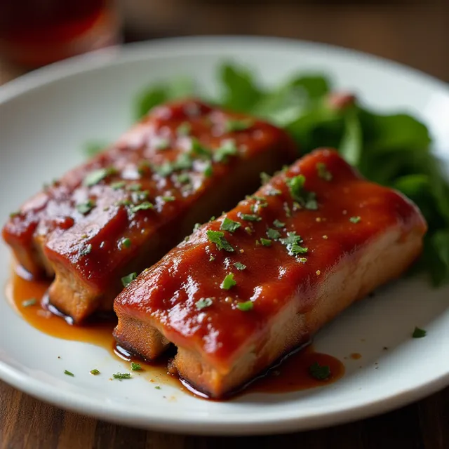 Slow Cooker Pork Rib Tips