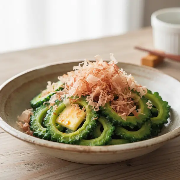 奶油柴魚炒苦瓜