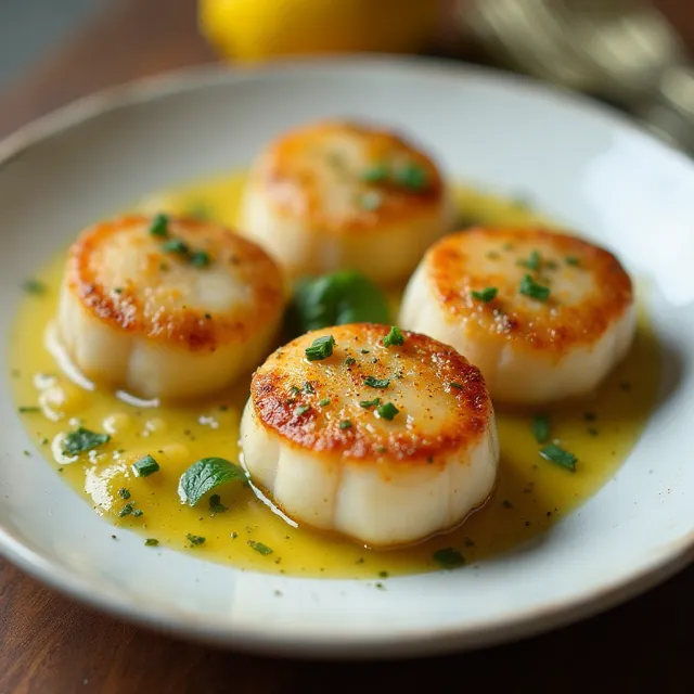 Easy Garlic-Lemon Scallops
