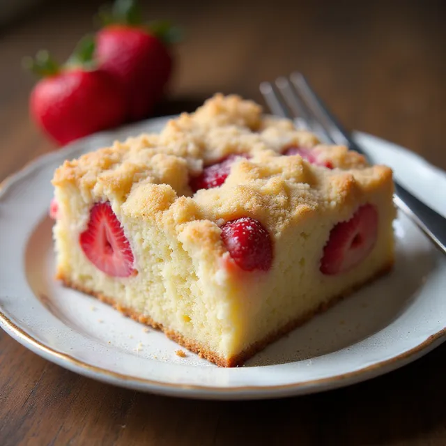 Strawberry Crumb Cake