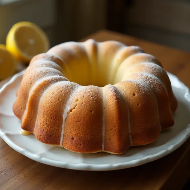 Lemon Poppy Seed Bundt Cake