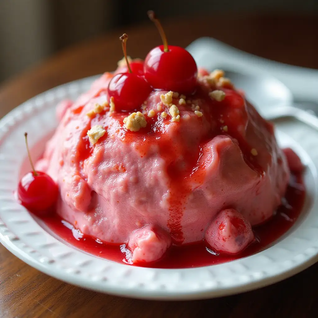 Bing Cherry Congealed Salad