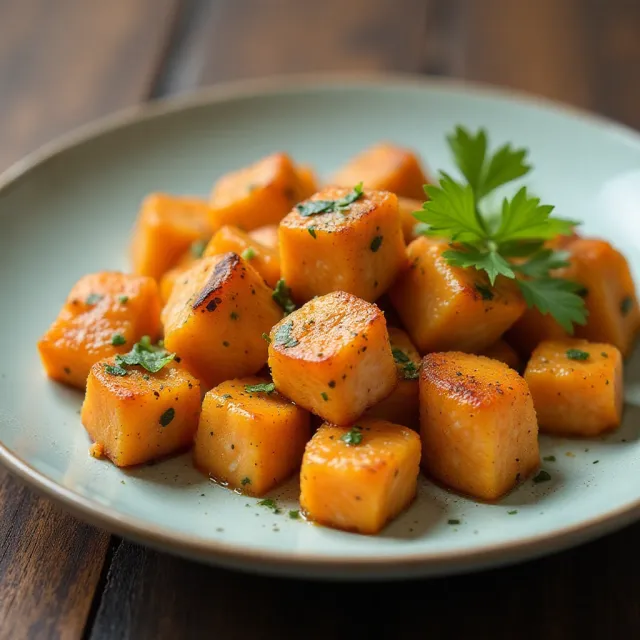Bite-Sized Salmon Tikka