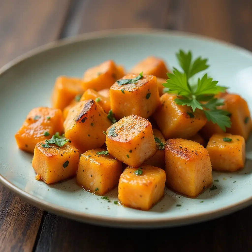 Bite-Sized Salmon Tikka