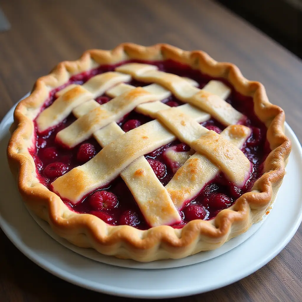 Cherry-Raspberry Pie