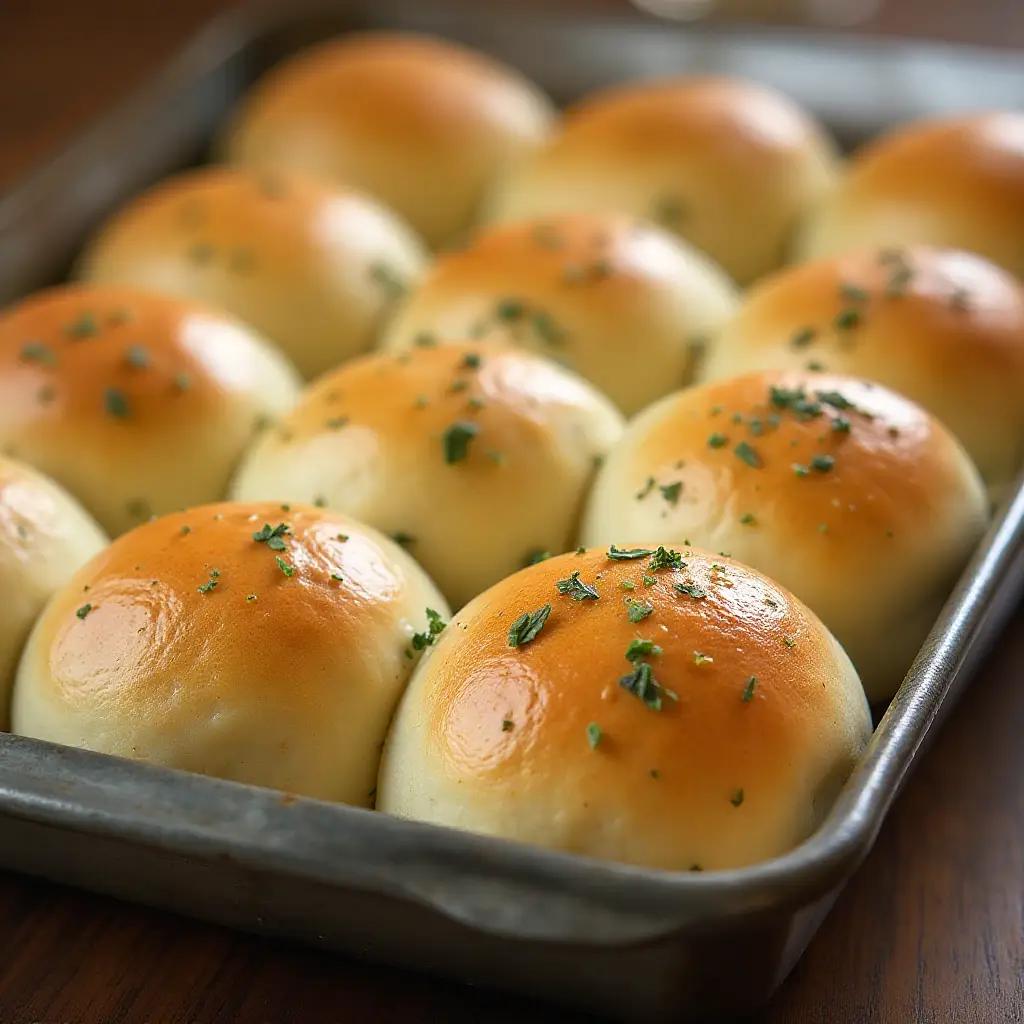 Garlic Dinner Rolls