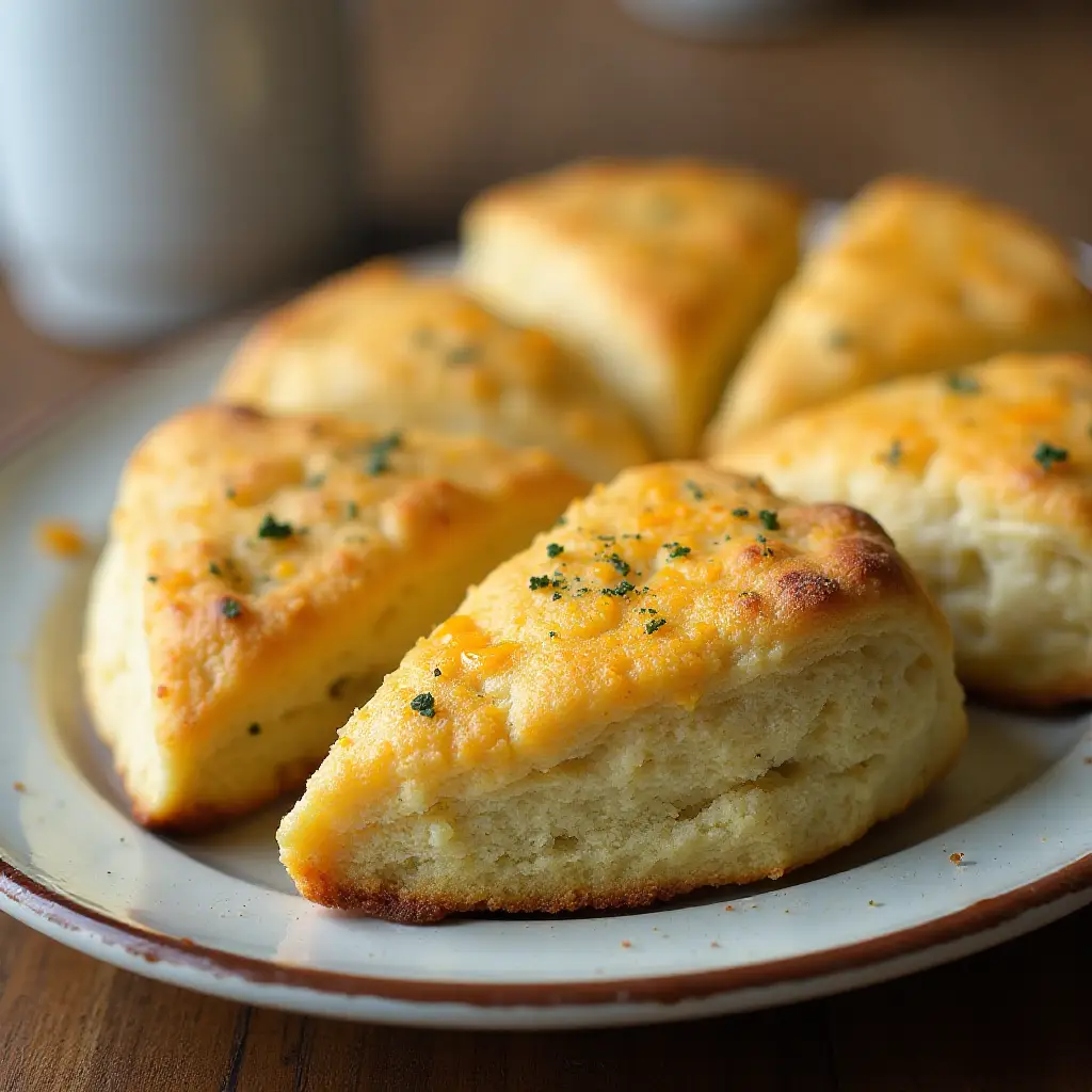 Easy Cheese and Garlic Scones