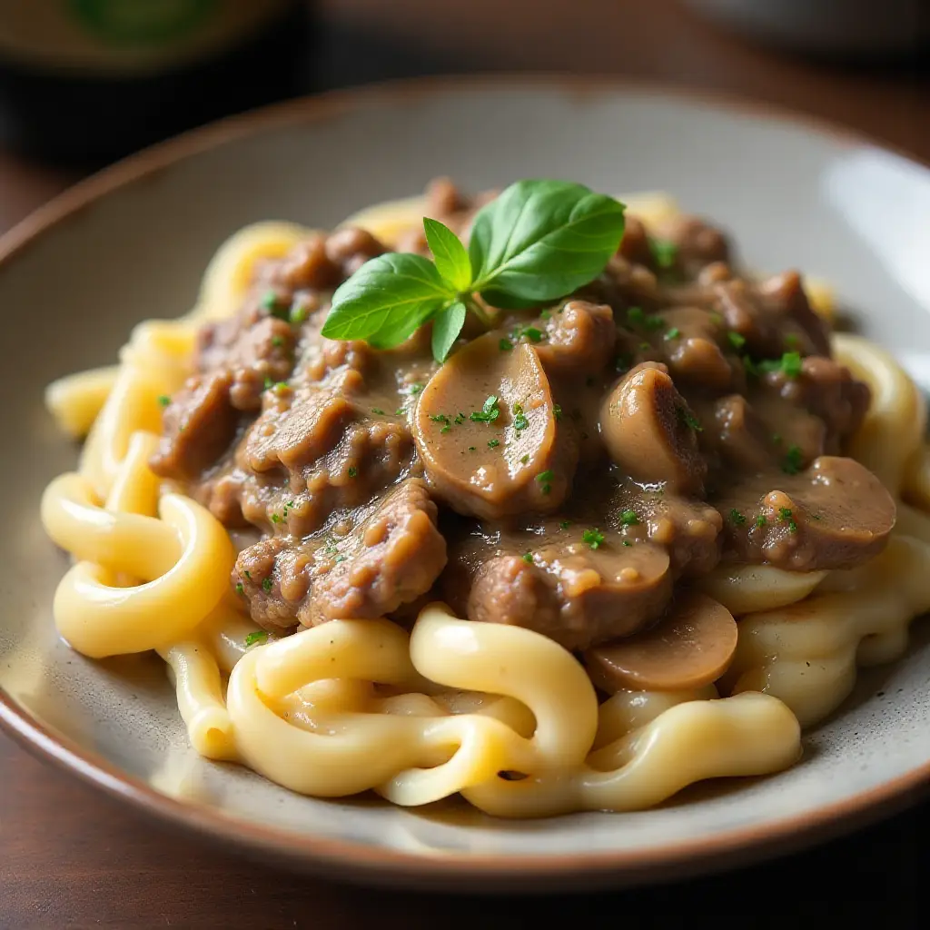 Hybrid Hamburger Stroganoff