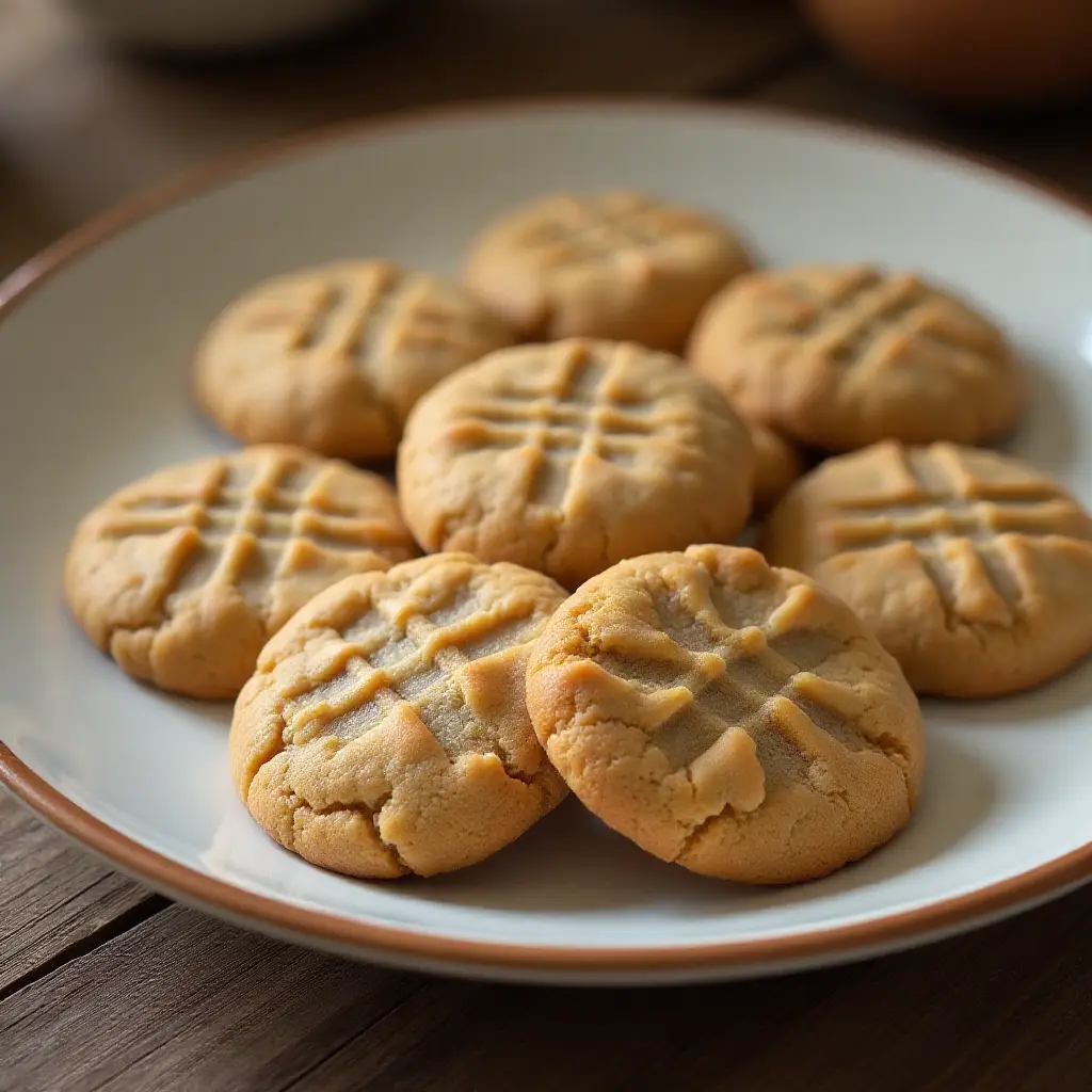 3-Ingredient Peanut Butter Cookies