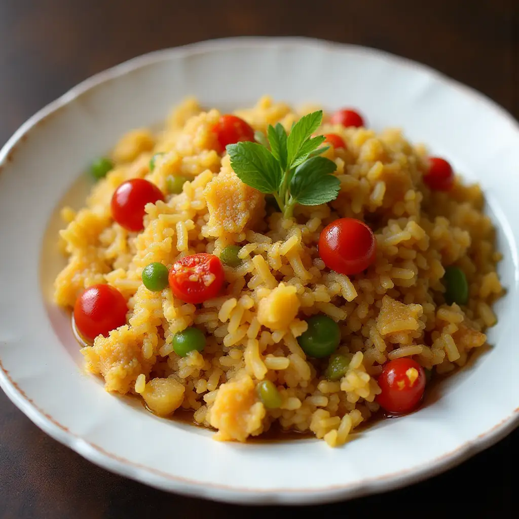 Three Pepper Pilaf