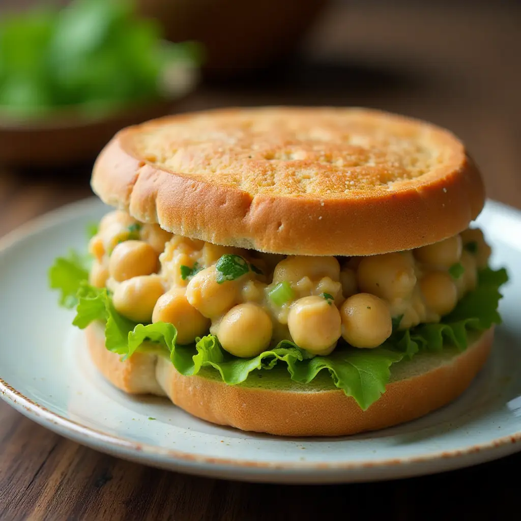 Vegetarian Chickpea Sandwich Filling