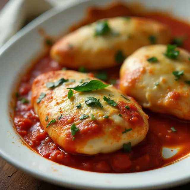 The Best Parmesan Chicken Bake