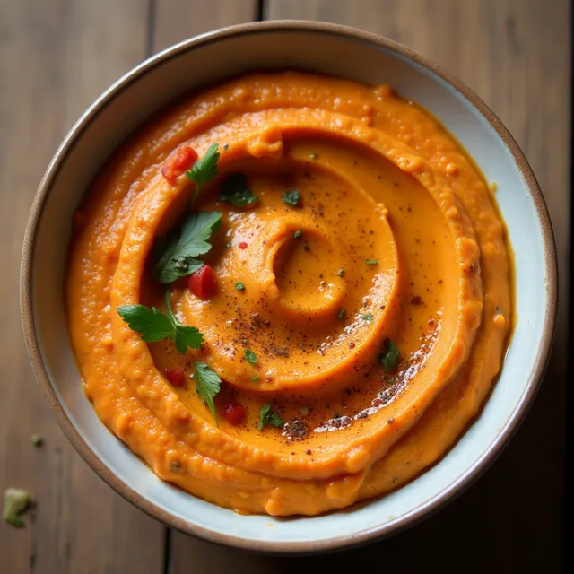 Easy Red Pepper Hummus