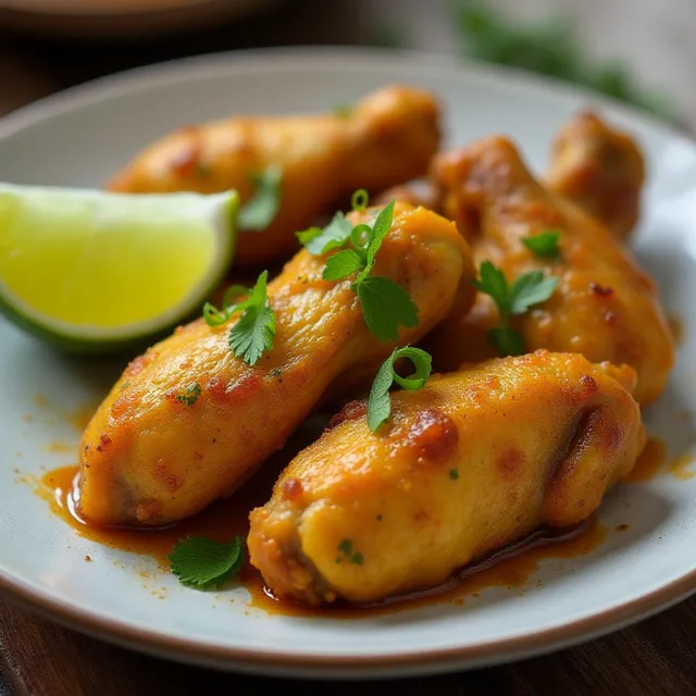 Curry-Spiced Chicken Wings