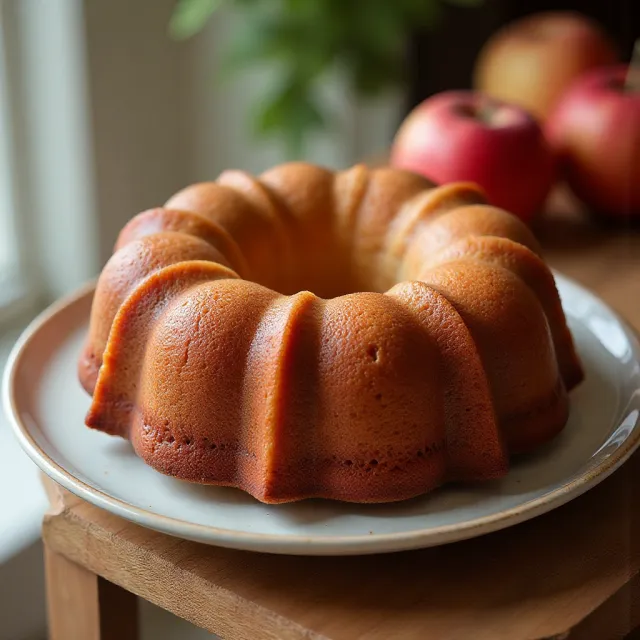 Apple Honey Bundt Cake