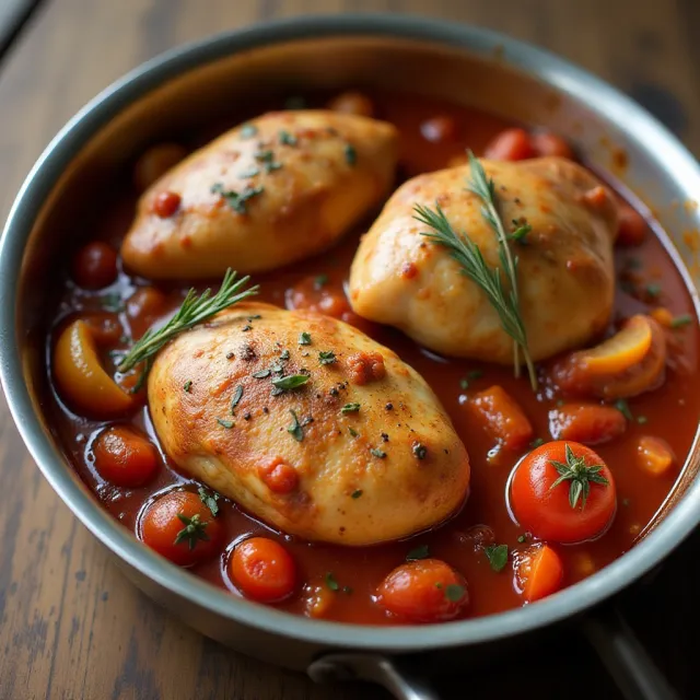 Ellen's Chicken Cacciatore