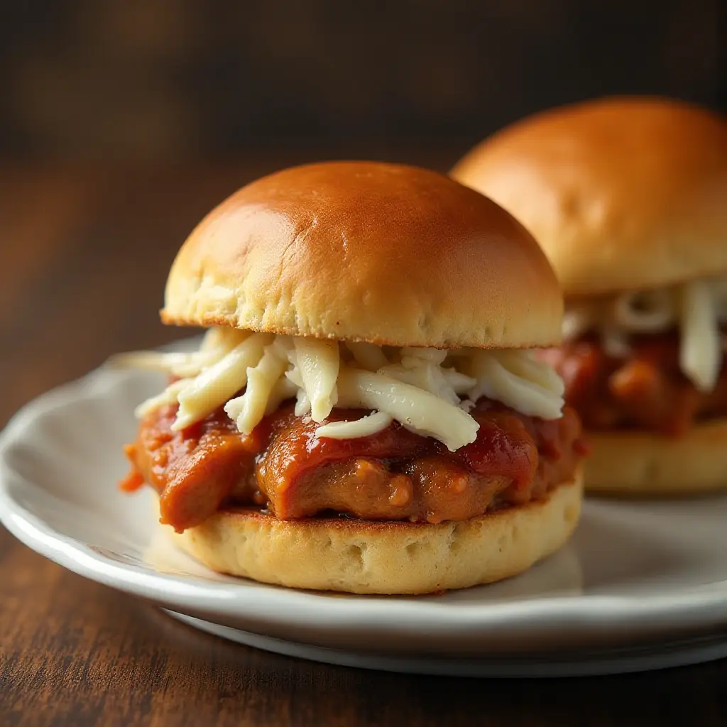 Pulled BBQ Chicken Sliders