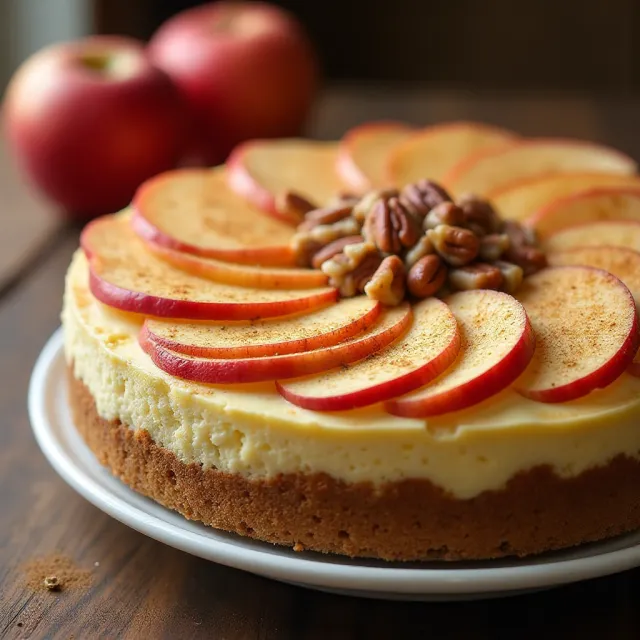 Apple Cheesecake
