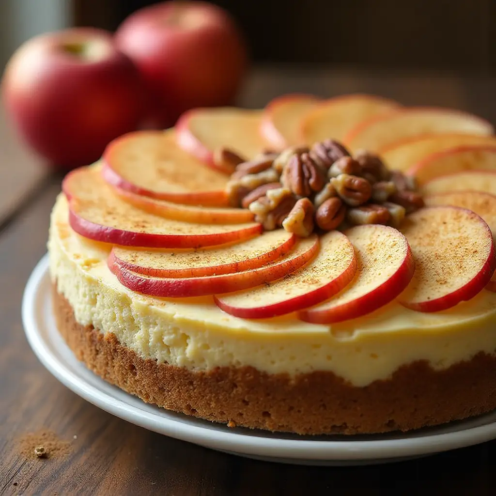 Apple Cheesecake