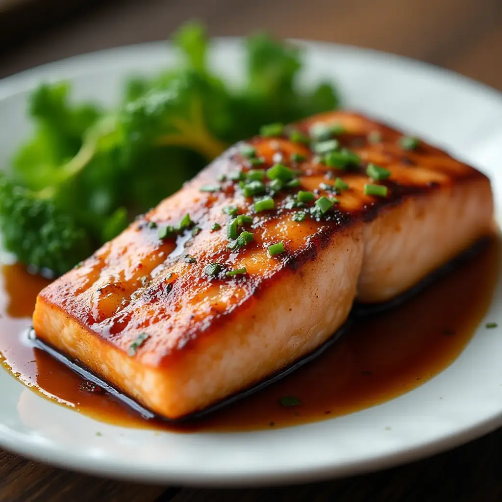 Grilled Teriyaki Salmon