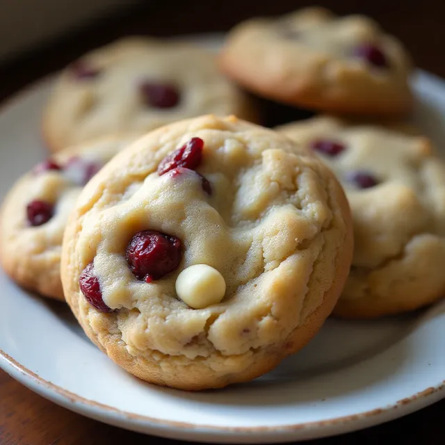 White Chocolate Cranberry Cookies