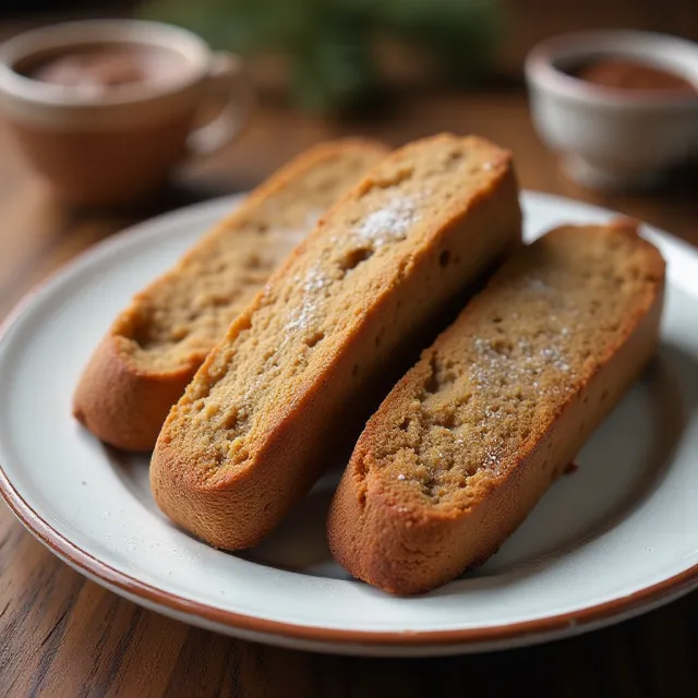 Gingerbread Biscotti