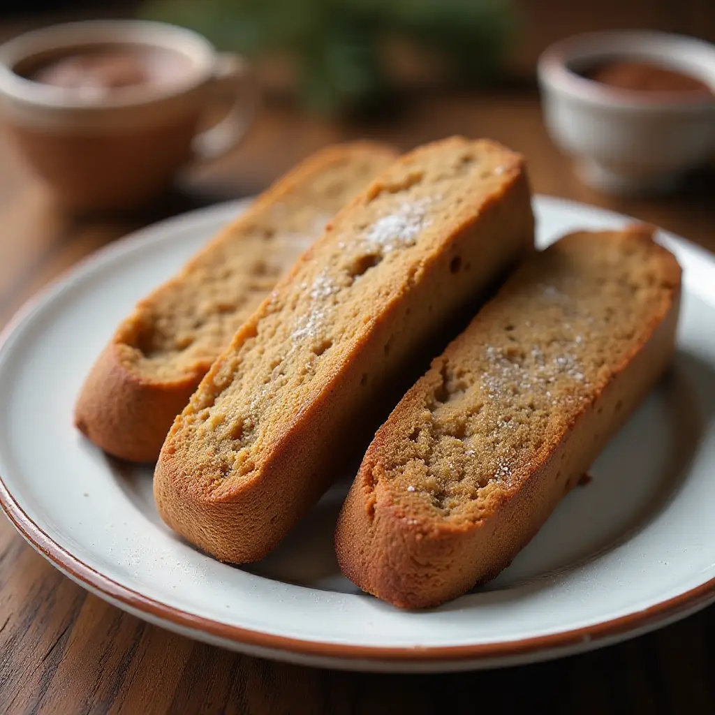 Gingerbread Biscotti