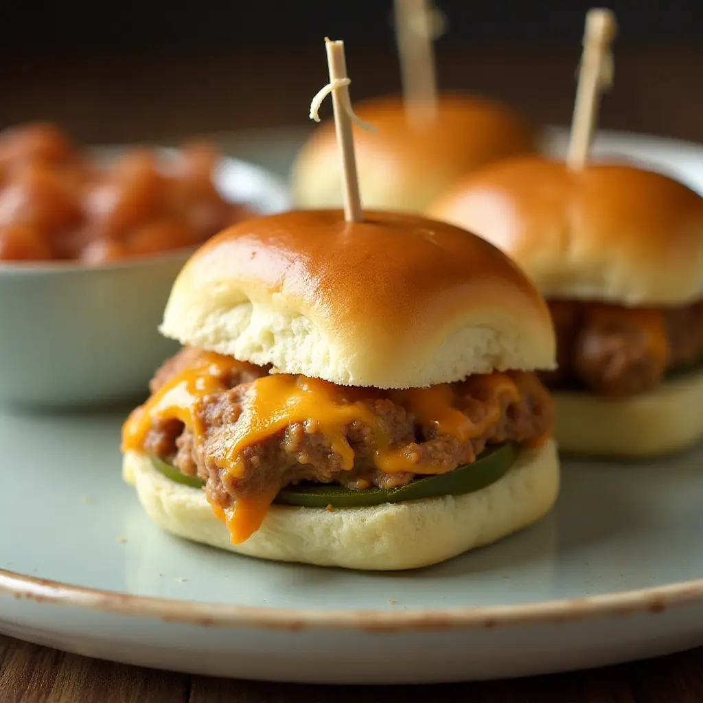 Stuffed Jalapeno Sliders