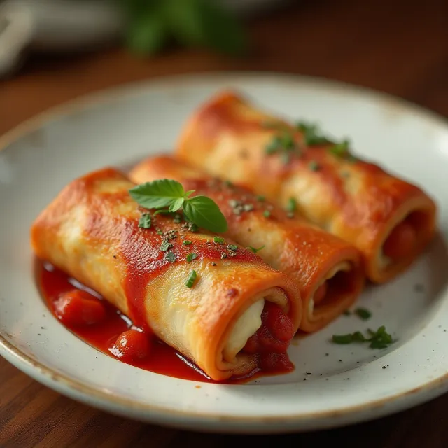 Air-Fried Pizza Egg Rolls