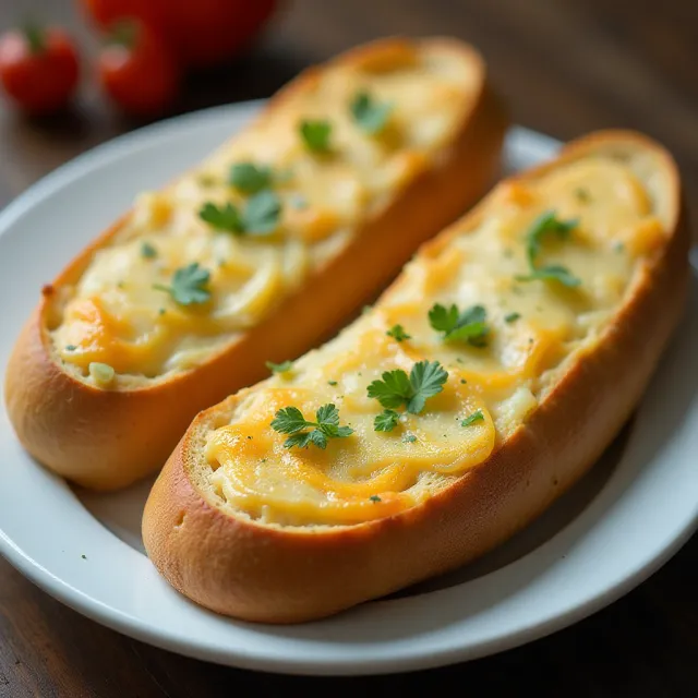 Cheese Onion Garlic Bread