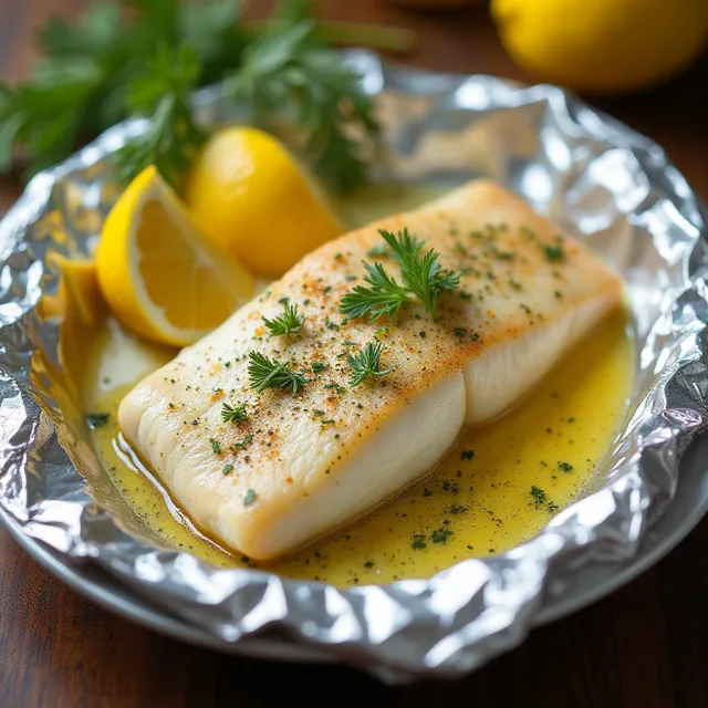 Lemony Steamed Fish