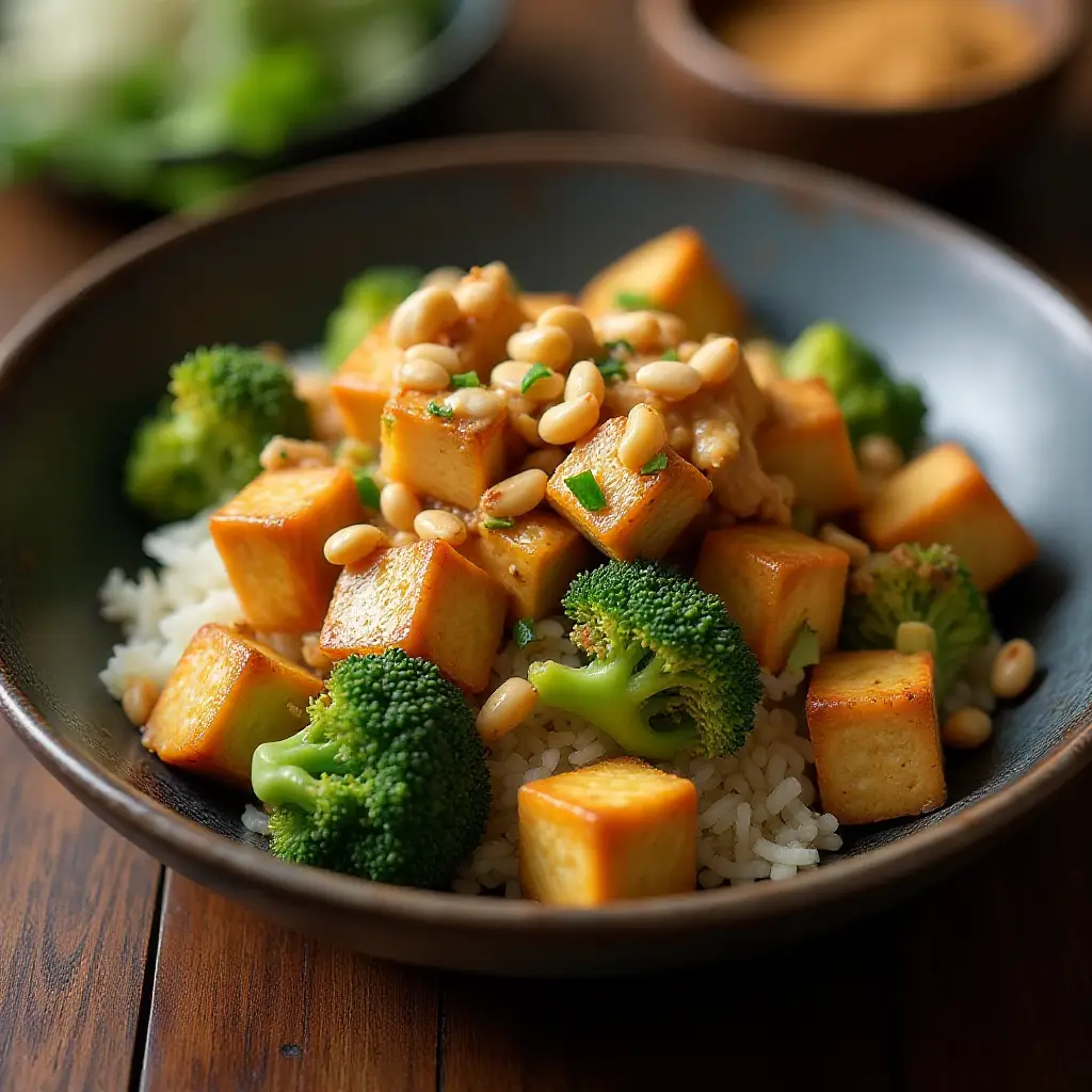 Tofu Broccoli Stir-Fry