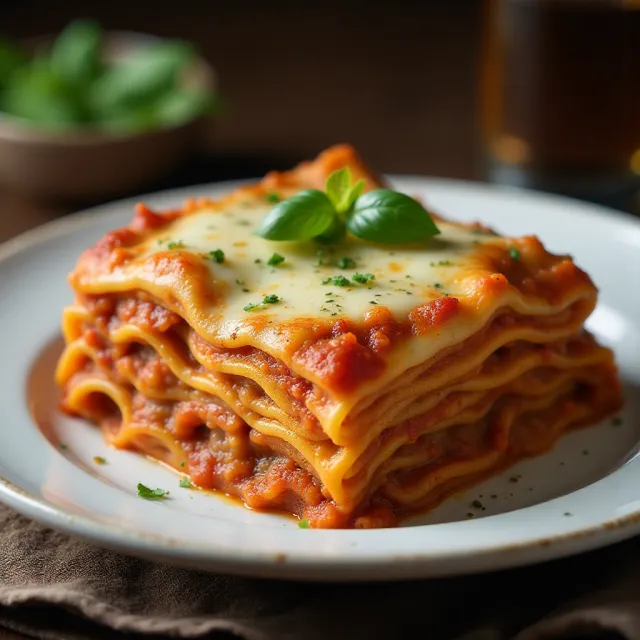 Best Lasagna with Ricotta Bechamel